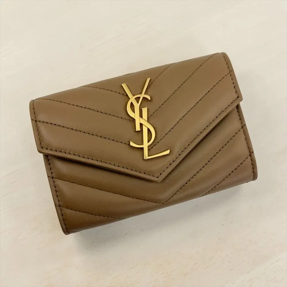 Saint Laurent Small Monogram Flap Wallet - Picture 1 of 4